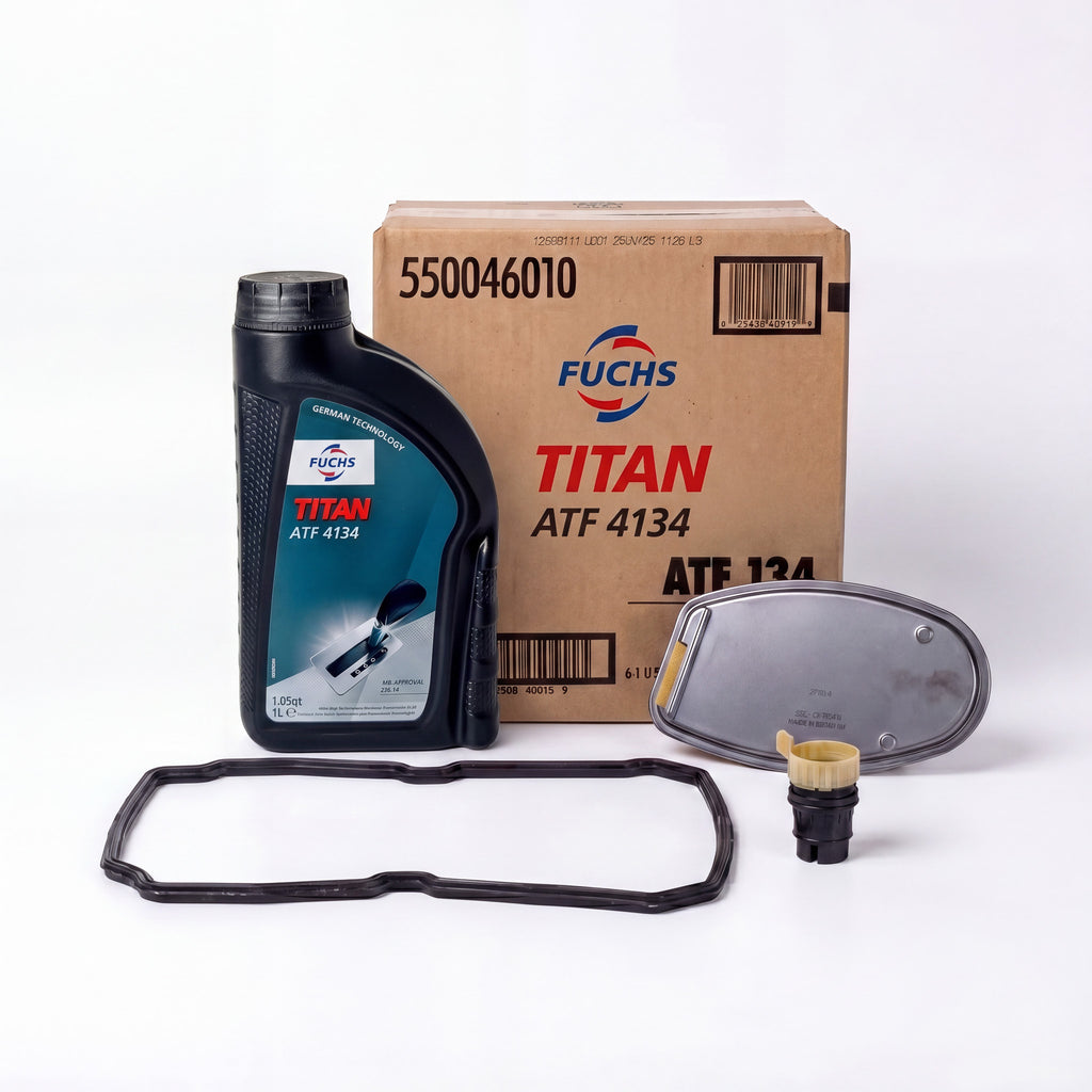 Sprinter 5-Speed Automatic Transmission Service Kit — Fuchs TITAN ATF 4134 Full-Synthetic, Filter & Gasket | 2002–2018