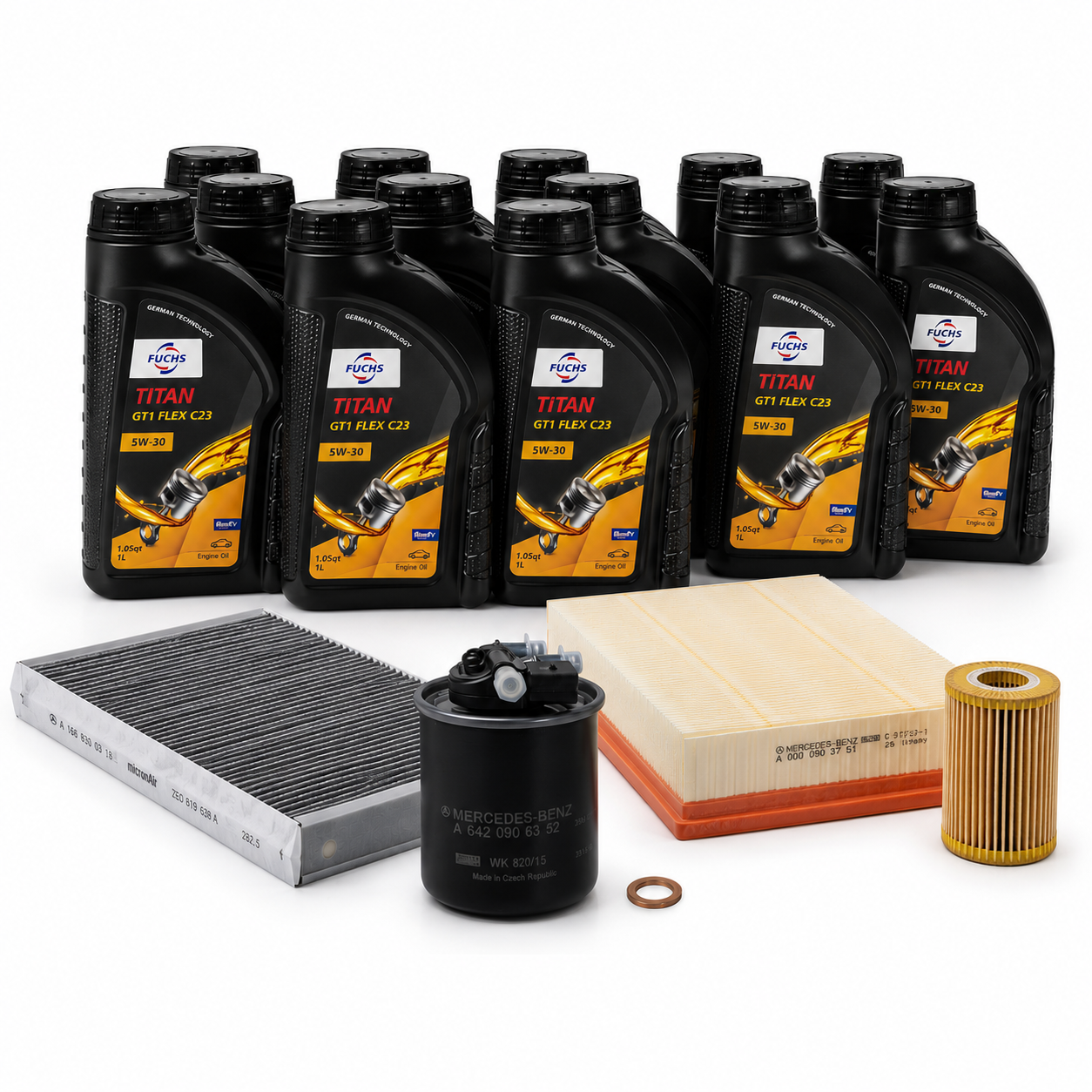 Sprinter Service B Kit — 2012–2018 (3.0L V6 Diesel) — FUCHS 5W-30